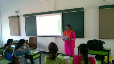 OXFORD university press conducted teacher’s orientation programme. The resource person was Ms Vishakha Deshpande. She stressed on activity based learning. The workshop gave a great support to the teachers in understanding various techniques of including activities in lesson plan.