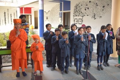 National Youth Day (Yuva Diwas or Swami Vivekananda Birthday) was celebrated at RKSVA with the great joy and enthusiasm on 12th of January.A special assembly was conducted by the students of Grade - III & V. It is celebrated to commemorate the birthday of Swami Vivekananda, maker of the modern India.