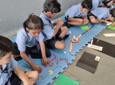 Rakhi Making Competition 2025 - Best Academic School in Chhattisgarh