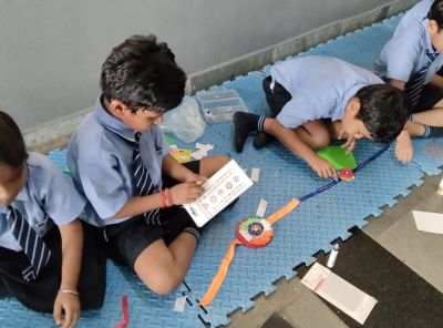 Rakhi Making Competition 2025 - Best Academic School in Chhattisgarh