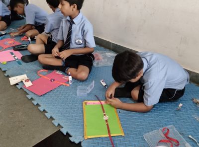 Rakhi Making Competition 2025 - Best Academic School in Chhattisgarh