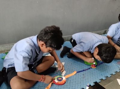 Rakhi Making Competition 2025 - Best Academic School in Chhattisgarh
