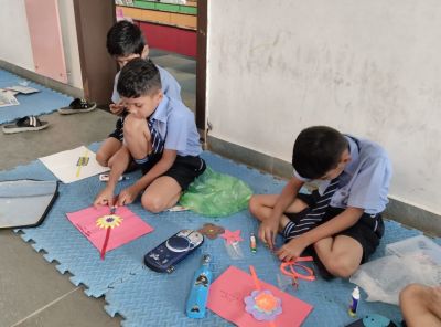 Rakhi Making Competition 2025 - Best Academic School in Chhattisgarh