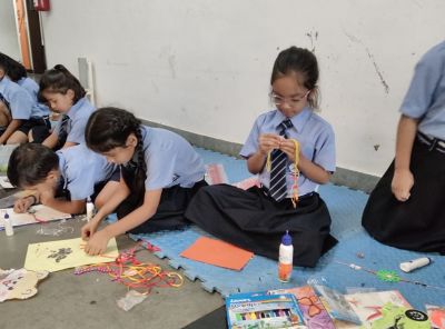 Rakhi Making Competition 2025 - Best Academic School in Chhattisgarh