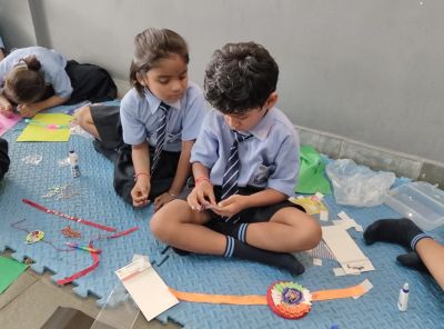 Rakhi Making Competition 2025 - Best Academic School in Chhattisgarh
