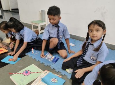 Rakhi Making Competition 2025 - Best Academic School in Chhattisgarh