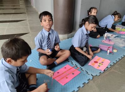 Rakhi Making Competition 2025 - Best Academic School in Chhattisgarh