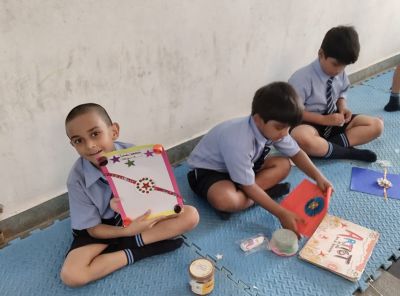Rakhi Making Competition 2025 - Best Academic School in Chhattisgarh