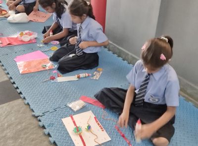 Rakhi Making Competition 2025 - Best Academic School in Chhattisgarh