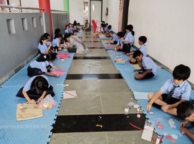 Rakhi Making Competition 2025 - Best Academic School in Chhattisgarh
