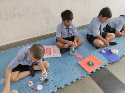 Rakhi Making Competition 2025 - Best Academic School in Chhattisgarh