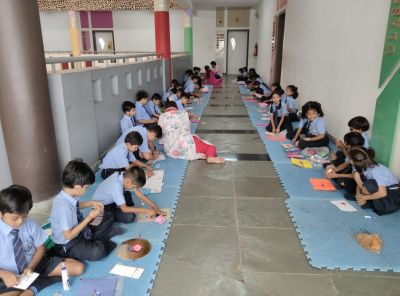 Rakhi Making Competition 2025 - Best Academic School in Chhattisgarh