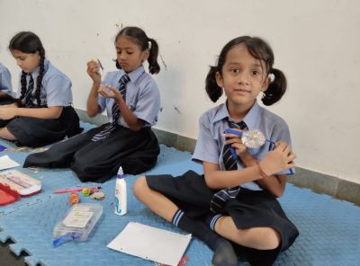 Rakhi Making Competition 2025 - Best Academic School in Chhattisgarh