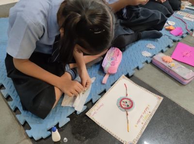 Rakhi Making Competition 2025 - Best Academic School in Chhattisgarh