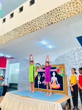 International Yoga Day Celebration 2026 - Best Academic School in Chhattisgarh