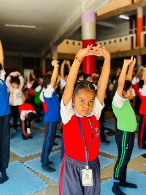 International Yoga Day Celebration 2026 - Best Academic School in Chhattisgarh