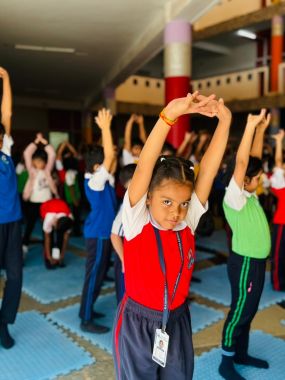 International Yoga Day Celebration 2026 - Best Academic School in Chhattisgarh